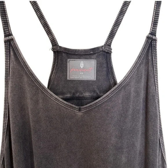 Free People Movement Hot Shot Onesie – XS (Washed Black) 🖤 - Picture 3 of 4